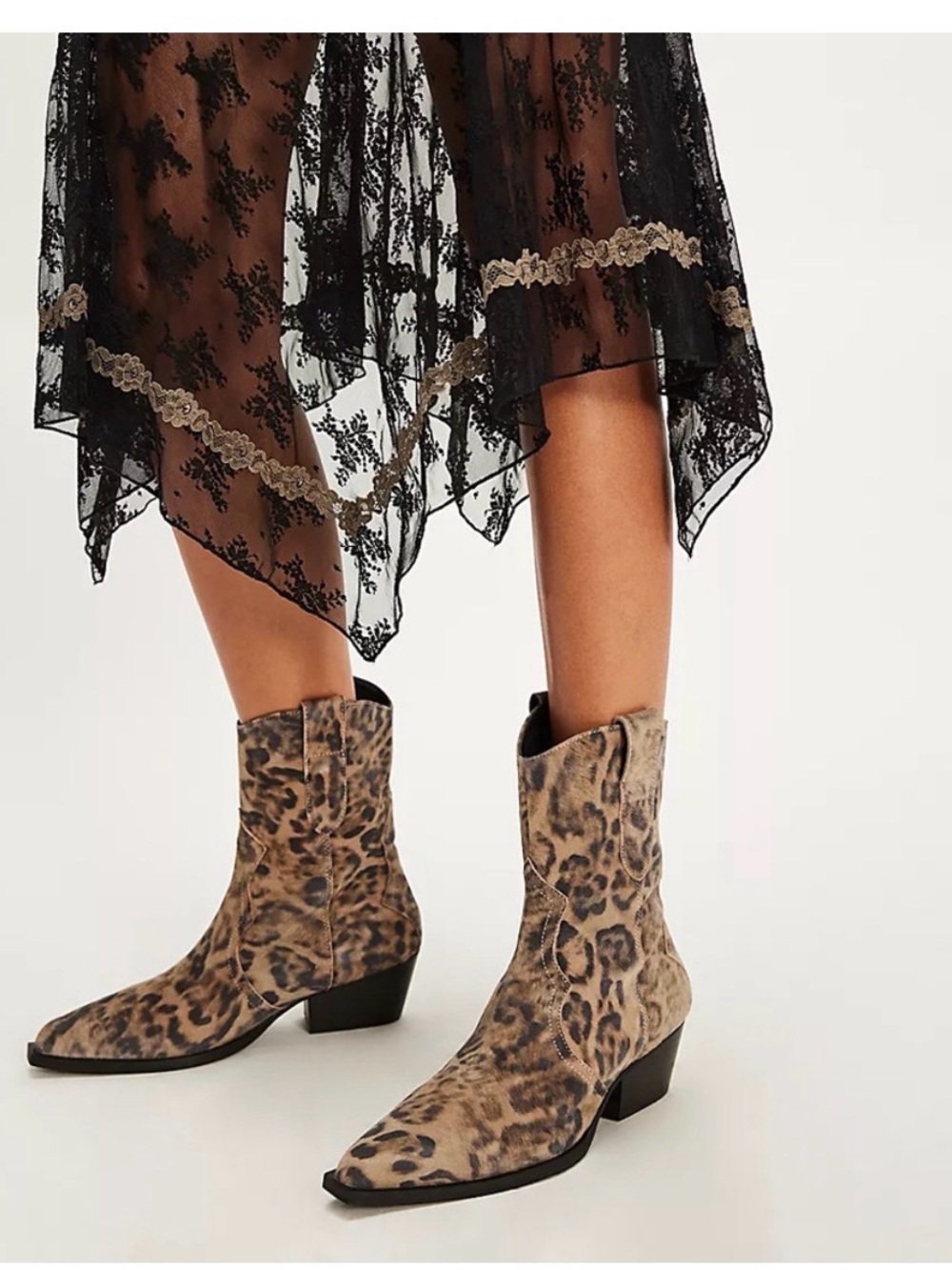 Free People Cat Nap Cowboy Boots Size 6.5